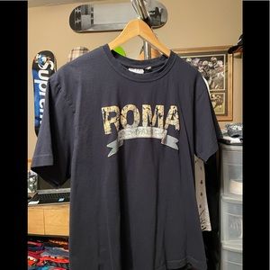 Vintage roma italy shirt black